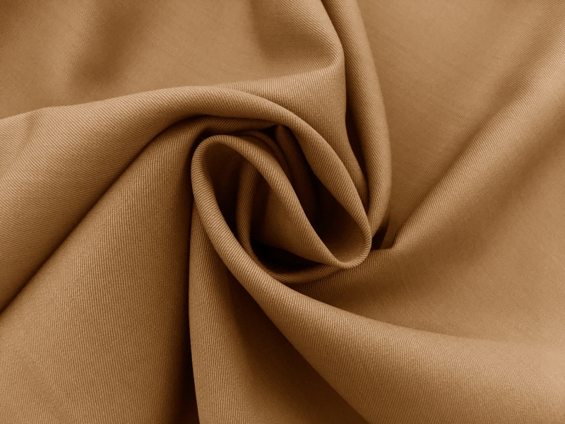 Wool Gabardine in Caramel | B&J Fabrics
